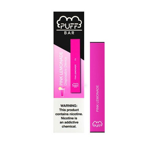 pink lemonade vape disposable PuffBar COLOR:BLUE 2500 puffs vuse classic tobacco pods